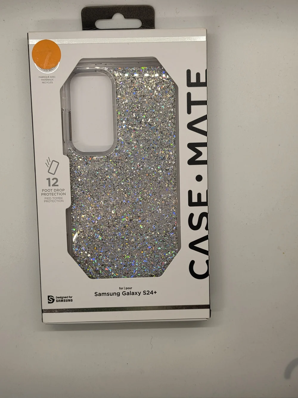 case-mate Silver Holographic Glitter Samsung Galaxy S24+ Case